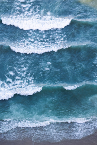 海景海滩浪花波浪沙滩