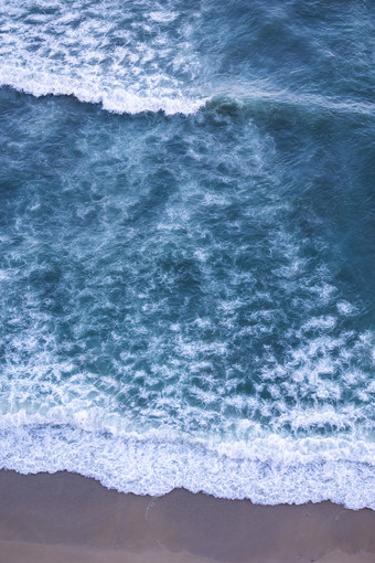 海景海滩浪花波浪沙滩