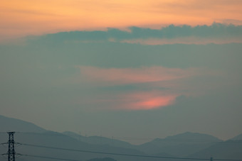 大气唯美日出日落光影