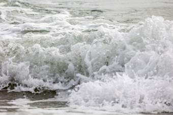 波涛汹涌的海浪海水浪花