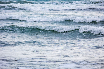 海景海滩浪花波浪沙滩