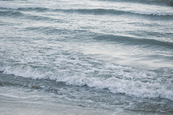 海景海滩浪花波浪沙滩