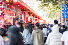 广州过年春节花街花市