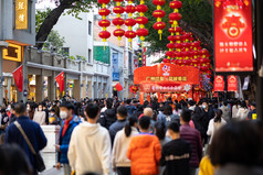 广州过年春节花街花市