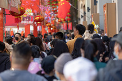 广州过年春节花街花市