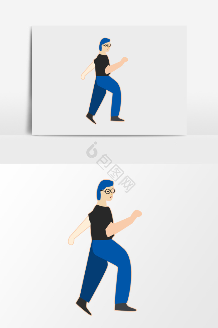 简笔画男人图片