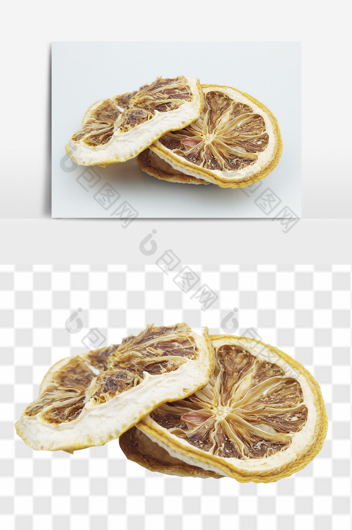 晒干柠檬片水果图片图片