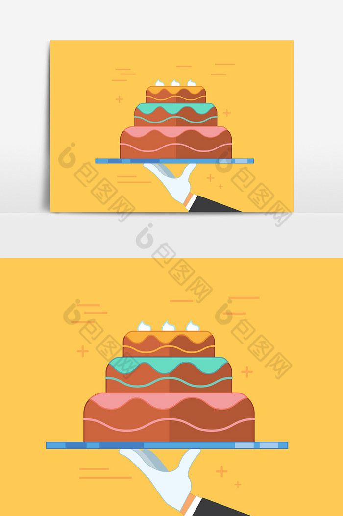 多层蛋糕插画图片图片