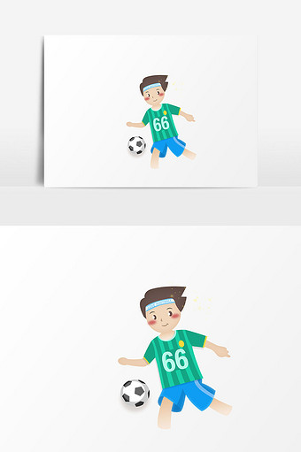 俄罗斯世界杯足球比赛插画图片