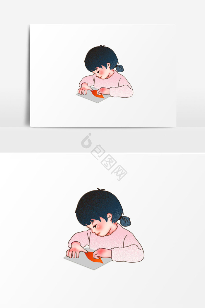 人物简笔画人物插画图片