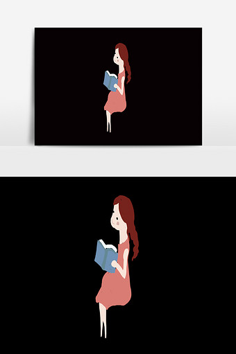 女生看书的漫画像素女生免费下载_784模板PS的爱情观与素材女孩图片