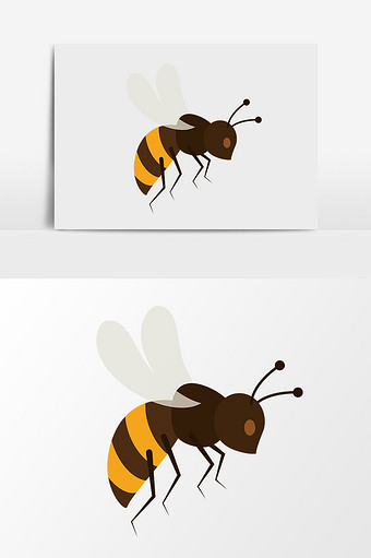 矢量卡通蜜蜂图案图片
