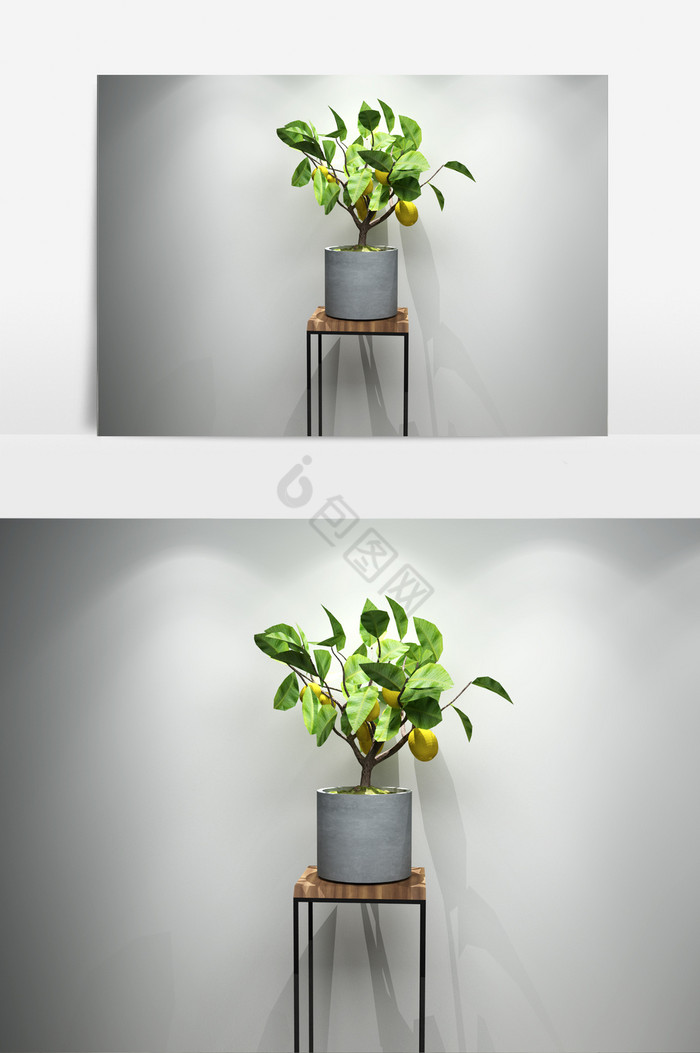 植物景观盆栽3D模型