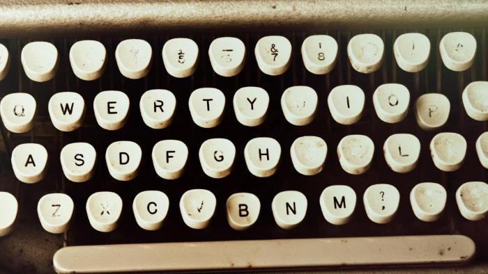 老式打字机声果