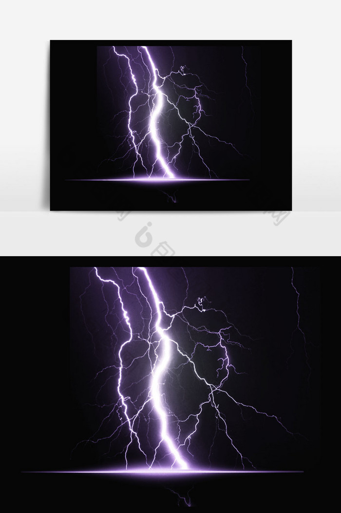 电光雷阵雨图片