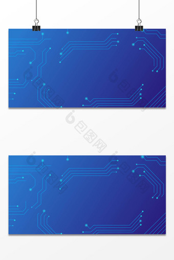 科技数据蓝色设计背景图片