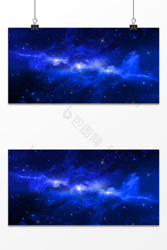 夜景星空银河系设计背景图片
