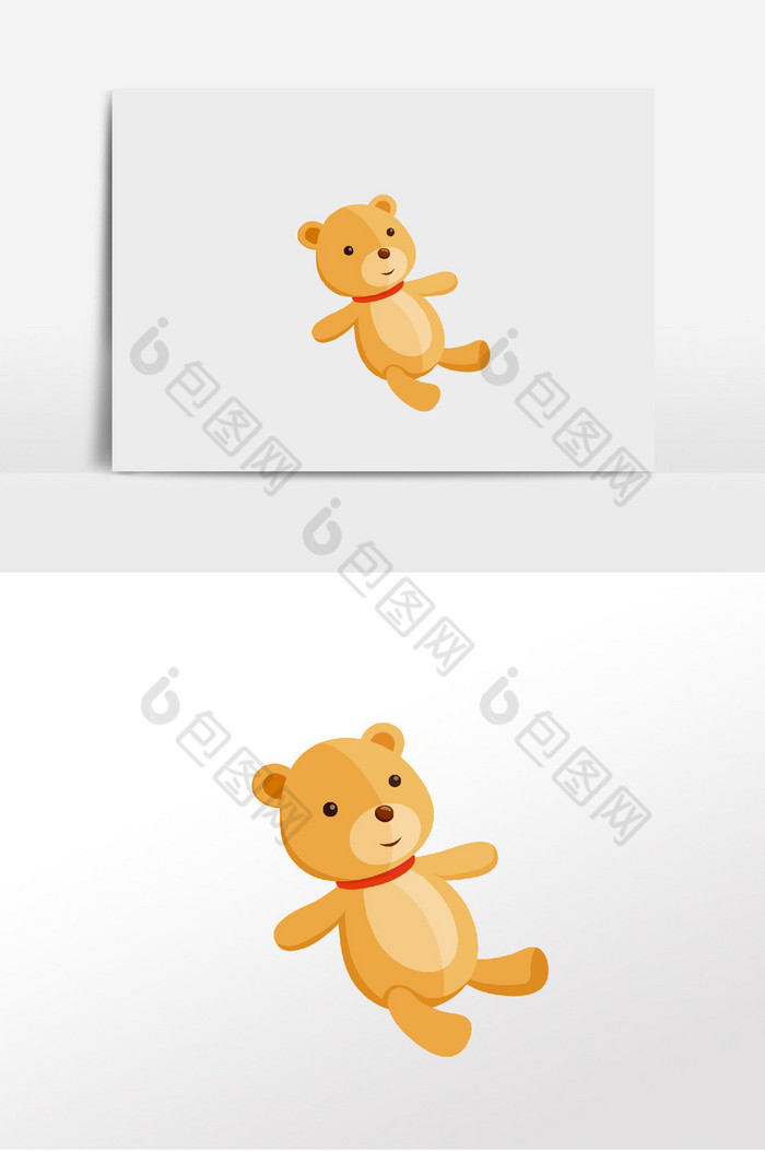 玩具熊插画图片图片
