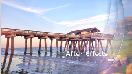 透明弧线转场营造阳光<strong>图文</strong>动画相册AE模板