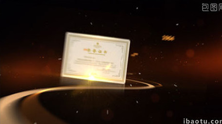 金色时间线图片展示宣传片视频