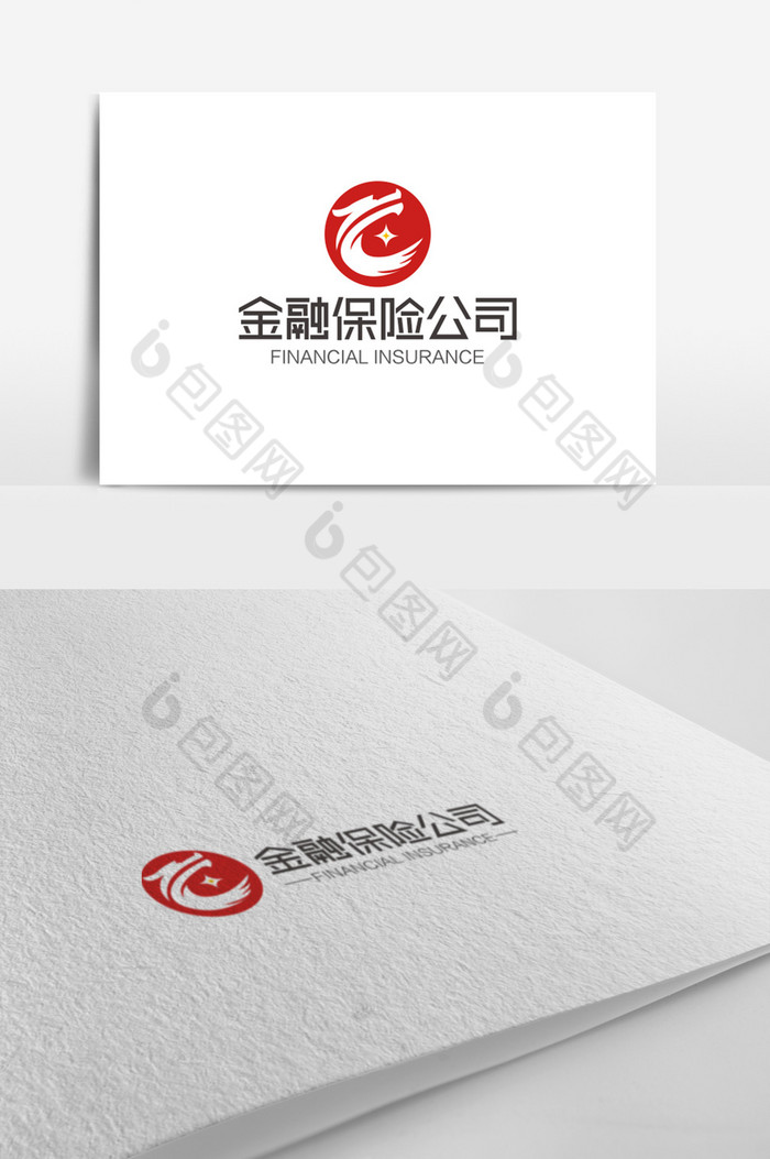 C字母金融保险logo标志图片图片