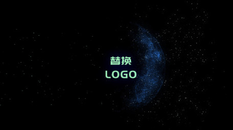狮子奔跑光线轨迹动画LOGO片头AE模板