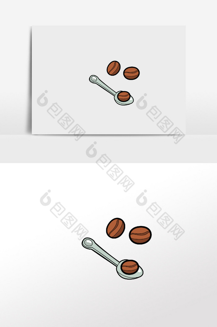 咖啡豆插画图片图片
