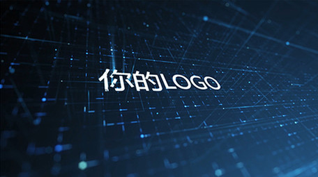 科技感片头logo展示视频