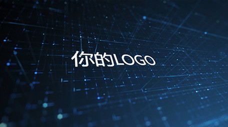 科技感片头logo展示视频