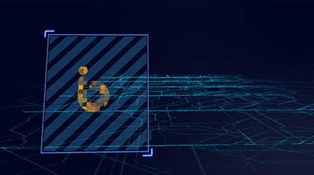 简洁大方电子科技图文展示模板