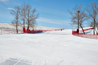 中国河北省沽源县库伦淖<strong>滑雪</strong>场