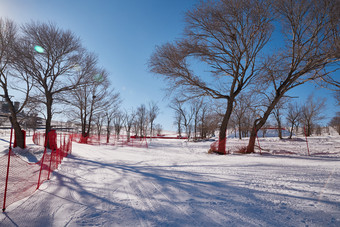 中国河北省沽源县库伦淖<strong>滑雪</strong>场