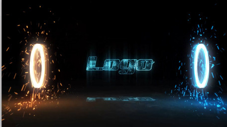 奇异博士光环粒子动画logo片头AE模板