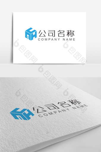 科技公司logo标志设计素材图片