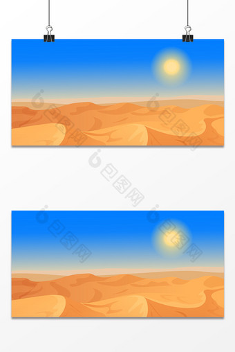 简约沙漠风格背景图片