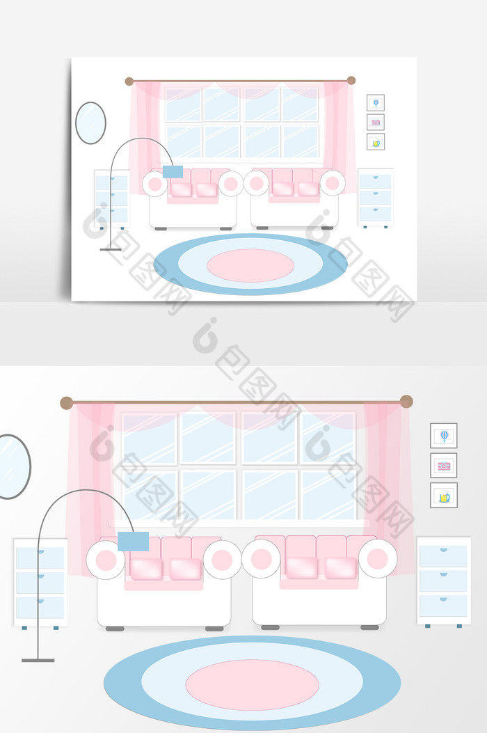 家具场景主图背景家居场景素材家居小场景图片