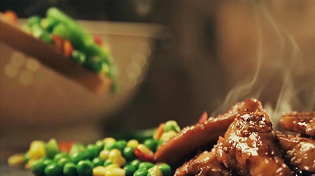 缤纷美食盛宴MG转场AE片头视频模板