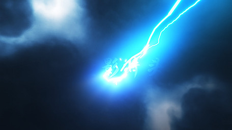 4K神秘电闪雷击电影片头演绎 AE模板