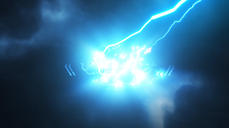 4K神秘电闪雷击电影片头演绎 AE模板