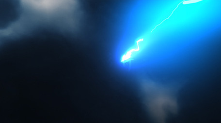 4K神秘电闪雷击电影片头演绎 AE模板