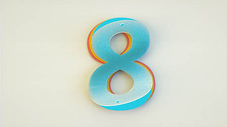 清新简约墙壁10秒倒计时AE模板