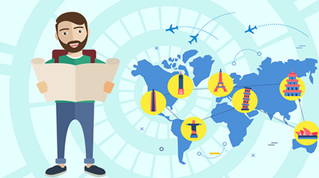 高端原创一带一路商务科技MG动画演示