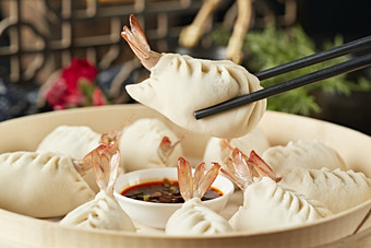 现包的传统沙县蒸虾饺