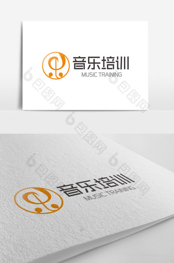 大气时尚q字母音乐培训logo标志图片