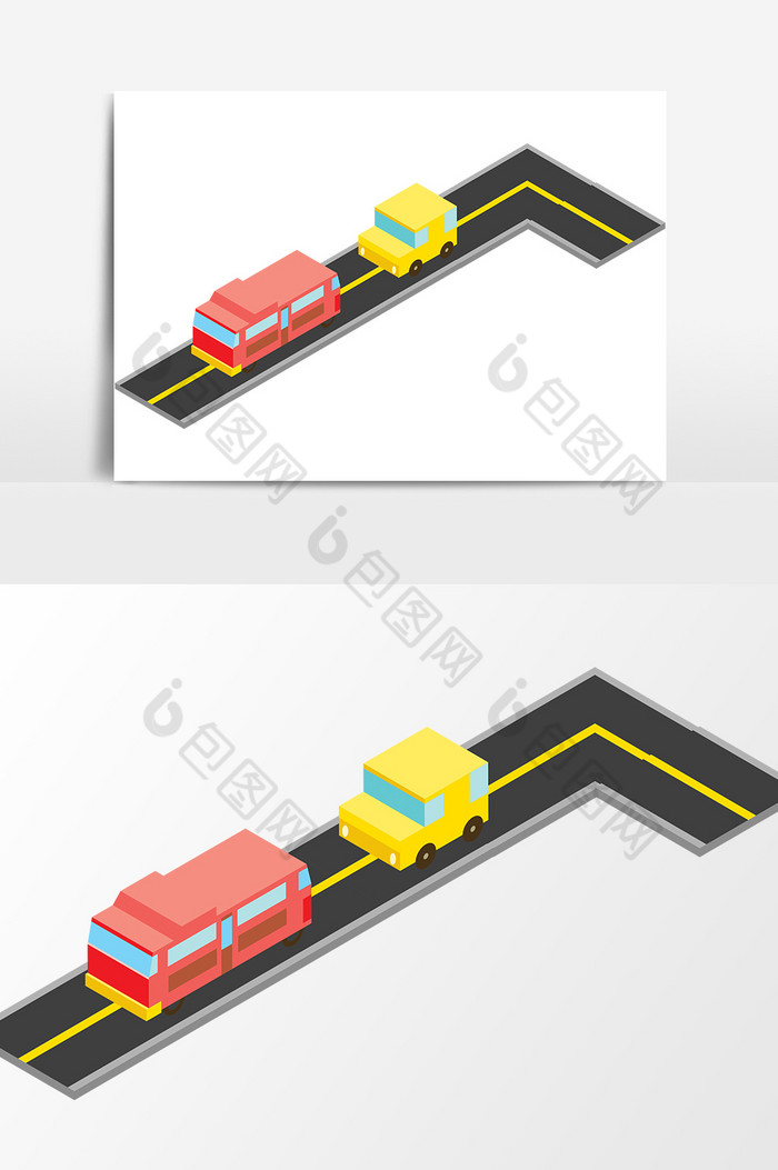 公路道路汽车插画图片图片