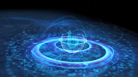 HUD科技感UI动画LOGO片头AE模板