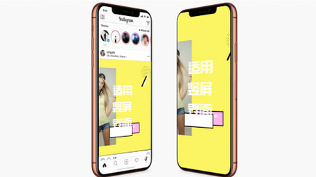 手机竖屏个人社交主页图文快闪动画AE模板