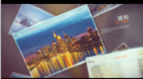 在空间中漂浮展示优雅照片<strong>图文</strong>相册AE模板