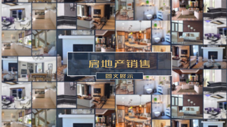 房地产公司图文宣传动画视频广告AE模板
