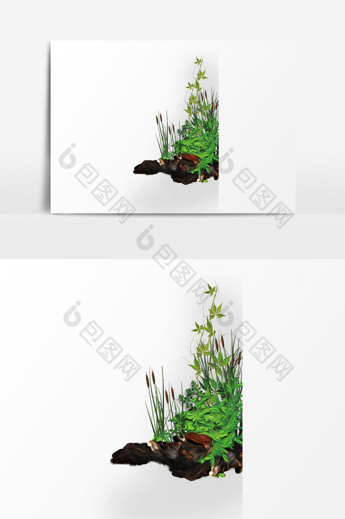 绿植花草装饰PSD图片图片